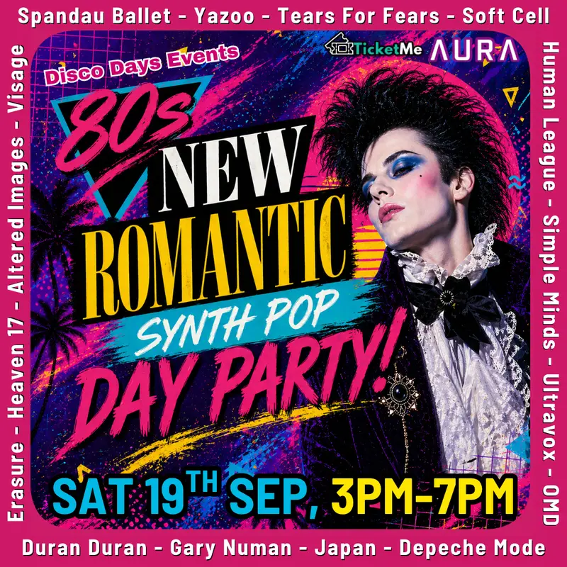 New Romantic Day Party | Aberdeen | 19th September artwork